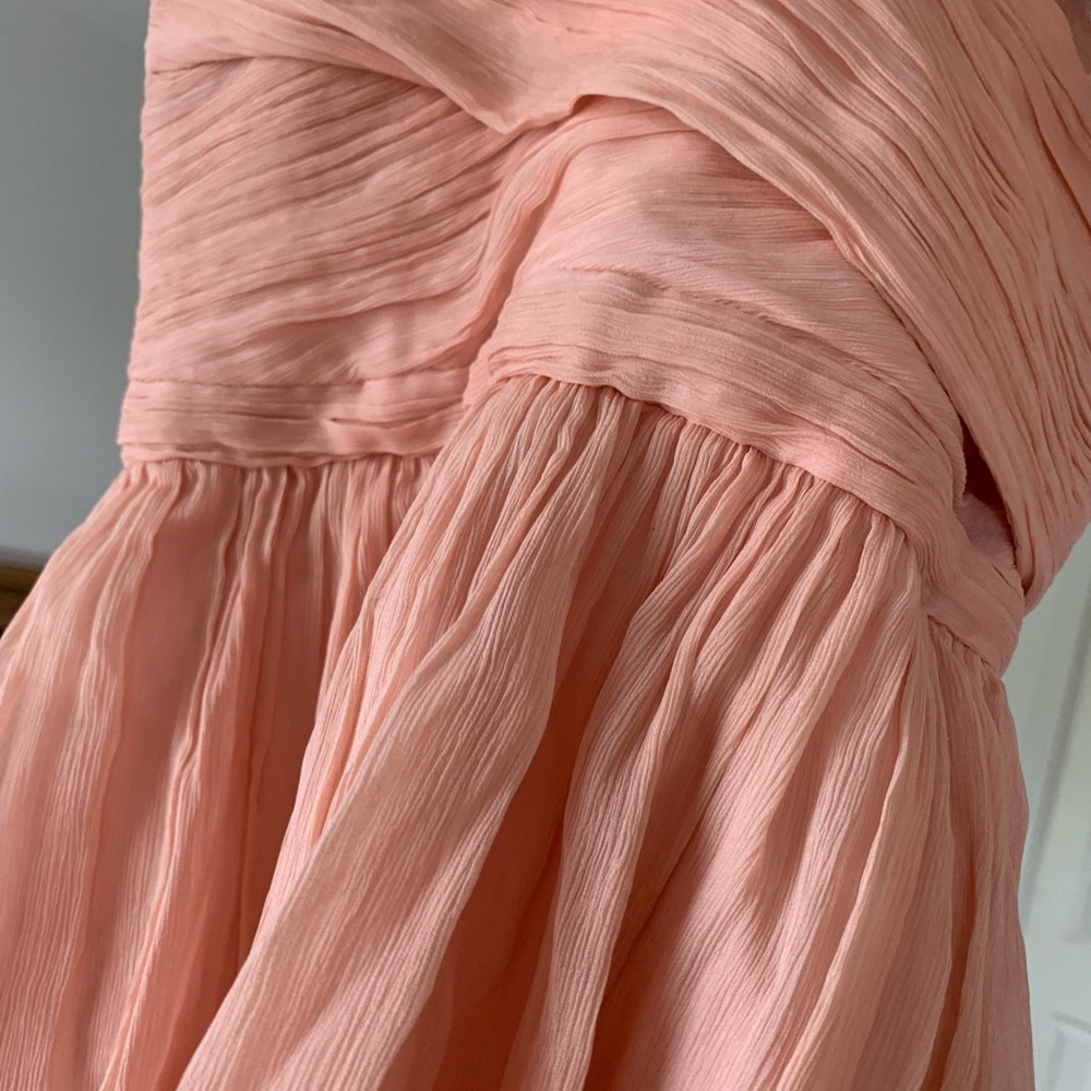 JCrew chiffon strapless dress - Picture 3 of 5